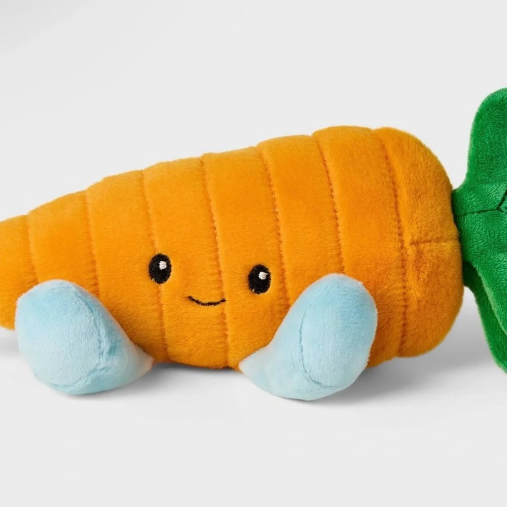 Easter Carrot Plush 3.5” Gigglescape Stuffy - Picture 2 of 10
